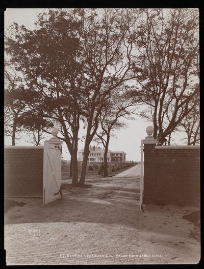View of the Main House from the Stable Gates, on F.G. Bourne